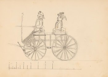 Sketch of a carriage with coachman | Free Photo - rawpixel