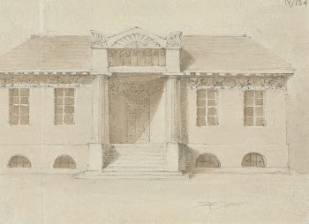Sketch of a Public Building | Free Photo - rawpixel