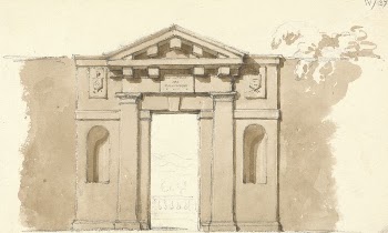 Sketch of an Entry Gate | Free Photo - rawpixel