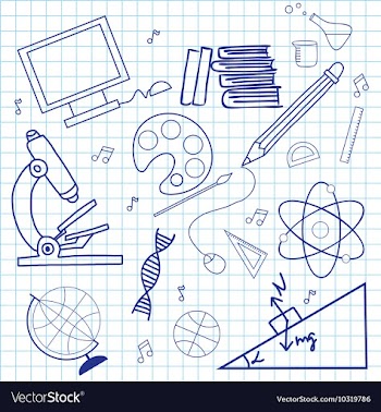 Sketch of education doddle elements vector image
