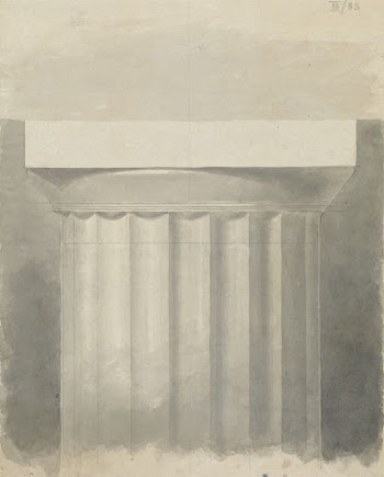 Sketch of Part of a Column | Free Photo - rawpixel