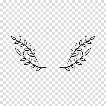 Sketch of plant, Leaf Wreath Graphic design, watercolor wreath transparent background PNG clipart