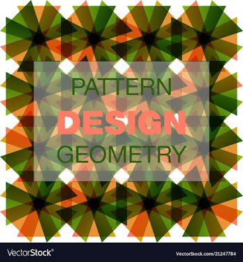 Sketched flower print in bright colors - seamless vector image