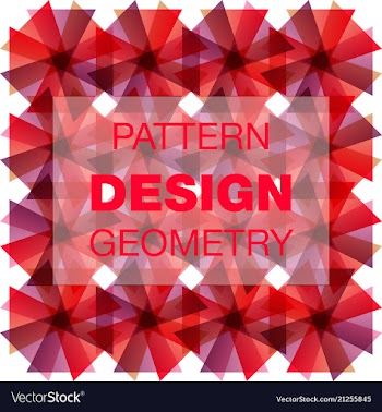 Sketched flower print in bright colors - seamless vector image