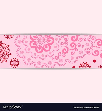 Sketched flower print in bright colors vector image