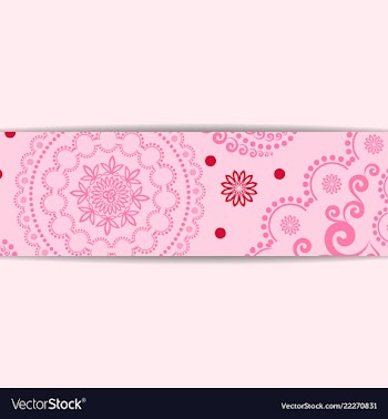 Sketched flower print in bright colors vector image