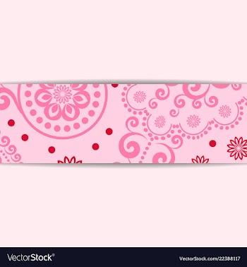 Sketched flower print in bright colors vector image