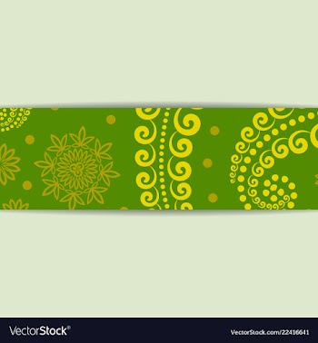 Sketched flower print in bright colors vector image