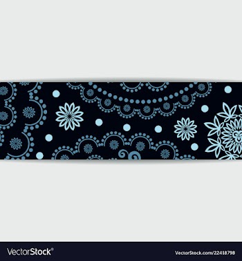 Sketched flower print in bright colors vector image