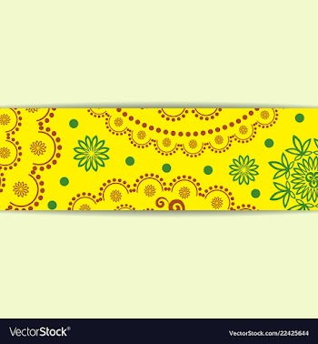 Sketched flower print in bright colors vector image