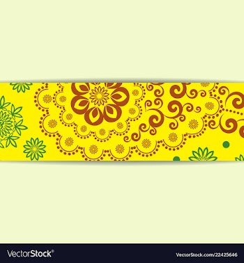 Sketched flower print in bright colors vector image