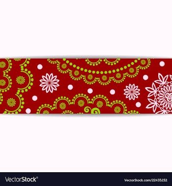 Sketched flower print in bright colors vector image