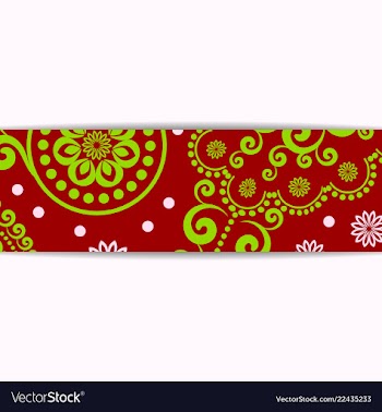 Sketched flower print in bright colors vector image