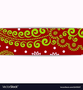 Sketched flower print in bright colors vector image