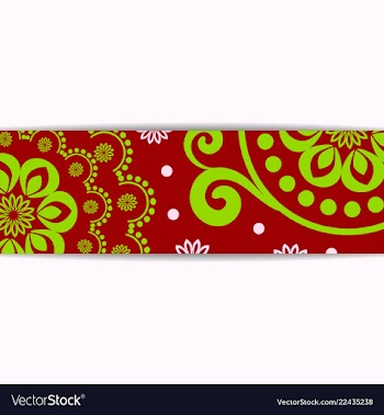 Sketched flower print in bright colors vector image