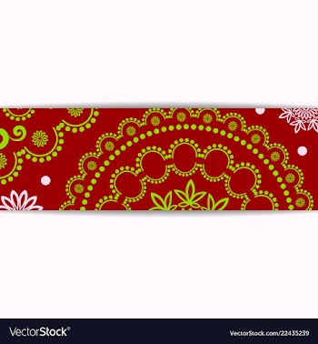 Sketched flower print in bright colors vector image