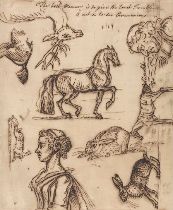 Sketches of a Hare, Horse, | Free Photo - rawpixel