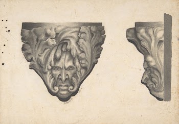 Sketches of Carved Medieval Bosses | Free Photo - rawpixel