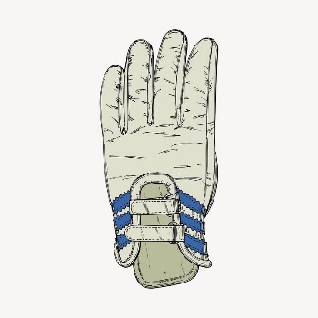 Ski glove sticker, object illustration | Free PSD - rawpixel