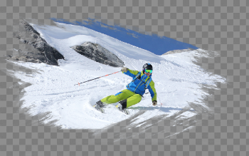 Skiing PNG Pic