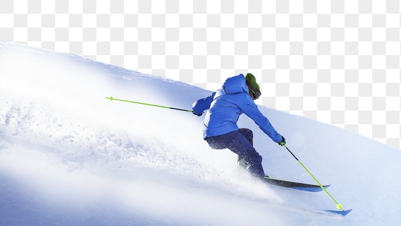 Skiing sport png border, transparent | Free PNG - rawpixel