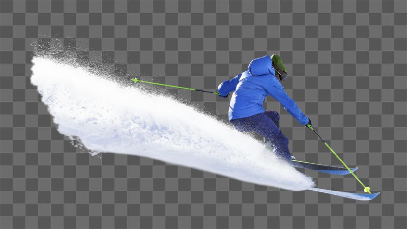 Skiing sport png sticker, transparent | Free PNG - rawpixel