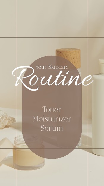 Skincare Instagram story template, customizable | Free Vector Template - rawpixel