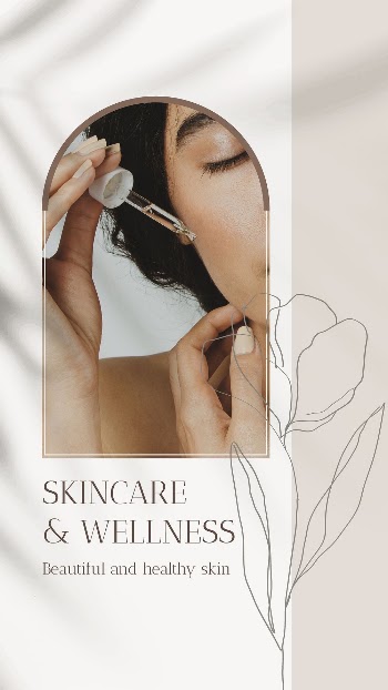 Skincare routine Facebook story template, | Free Vector Template - rawpixel