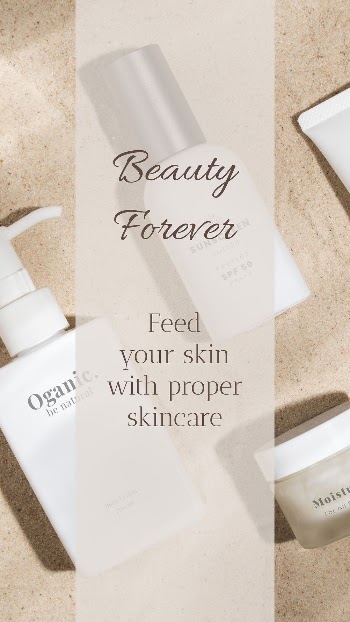 Skincare routine Facebook story template, | Free Vector Template - rawpixel