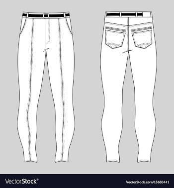 Skinny jeans vector image