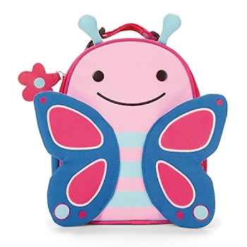 Skip Hop Zoo Kids Insulated Lunch Box, Blossom Butterfly, Pink ...