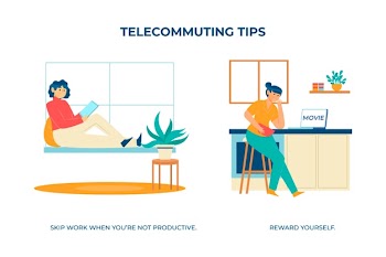 Skip working when you're not productive Free Vector