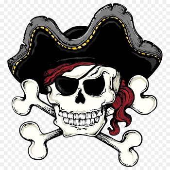Skull and Bones Skull and crossbones Piracy Clip art - Pirate skull and bones 