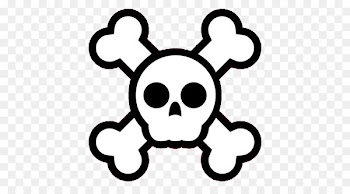 Skull and crossbones Cartoon Clip art - Skull 