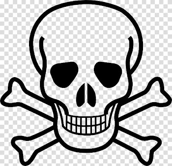 Skull and crossbones Drawing , skull transparent background PNG clipart