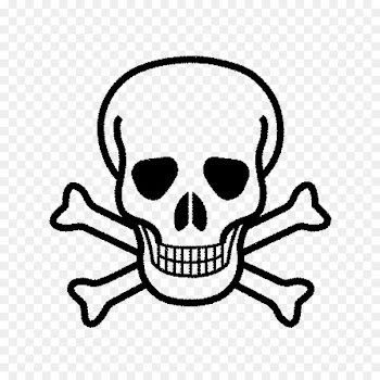 Skull and crossbones Human skull symbolism Clip art - skull 