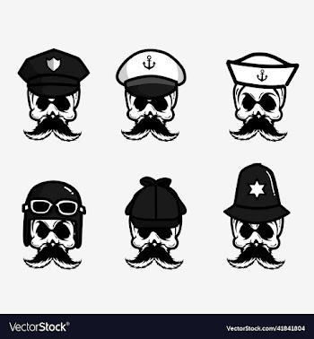 skull and crossbones icon set