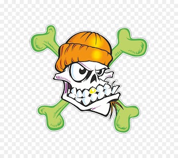 Skull and crossbones Vector graphics Cartoon Clip art - skull 