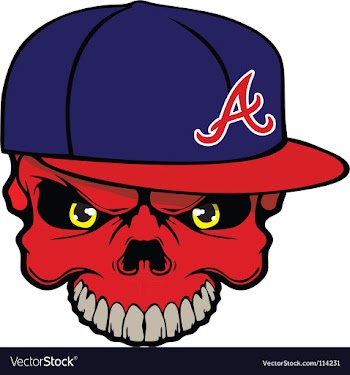 Skull baseball cap vector image
