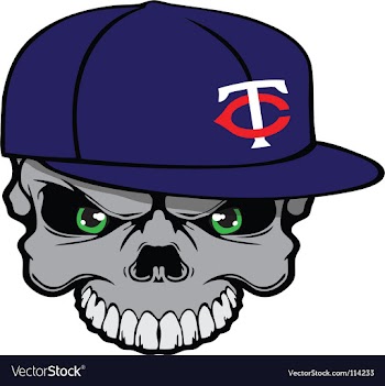 Skull baseball cap vector image