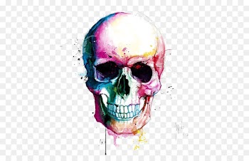 Skull Calavera Drawing Color Painting - Skull 