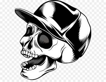 Skull Calavera Euclidean vector - Baseball cap skull vector 