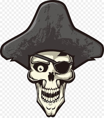 Skull Calavera Piracy Euclidean vector - Vector Pirate Skull 