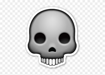 Skull Clipart Emoji - Skull Png Emoji