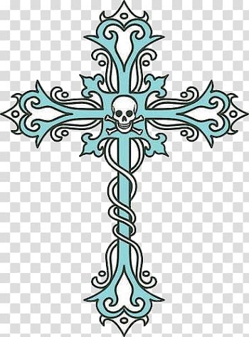 Skull cross transparent background PNG clipart