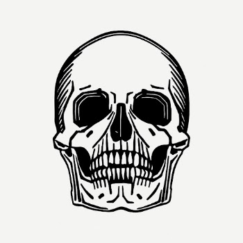 Skull drawing clipart, death illustration | Free PSD - rawpixel
