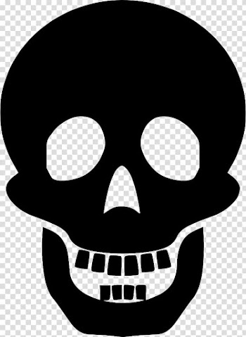 Skull Human skeleton Silhouette , skull transparent background PNG clipart