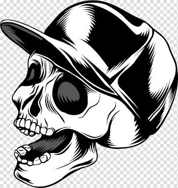 Skull illustration, Skull Calavera Euclidean , Baseball cap skull transparent background PNG clipart