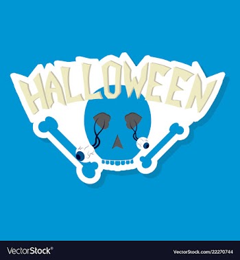 Skull in a vintage retro hand drawn woodcut vector image