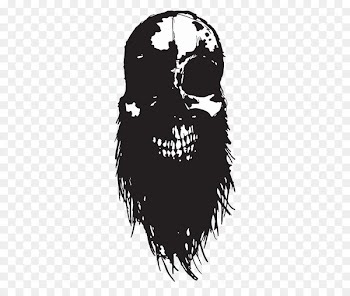 Skull Jaw Font Silhouette - ragnar vector 